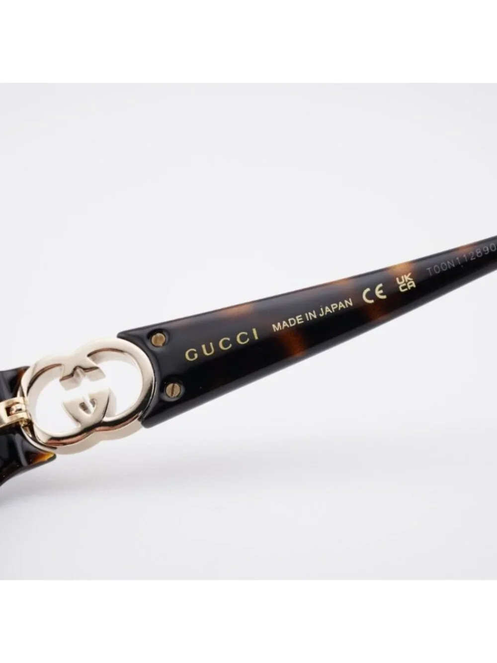 Gucci GG1825O 002 Eyeglasses Havana 54mm Cat Eye Frame